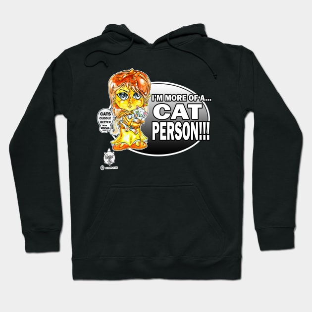 I'M MORE OF A CAT PERSON Hoodie by DHARRIS68